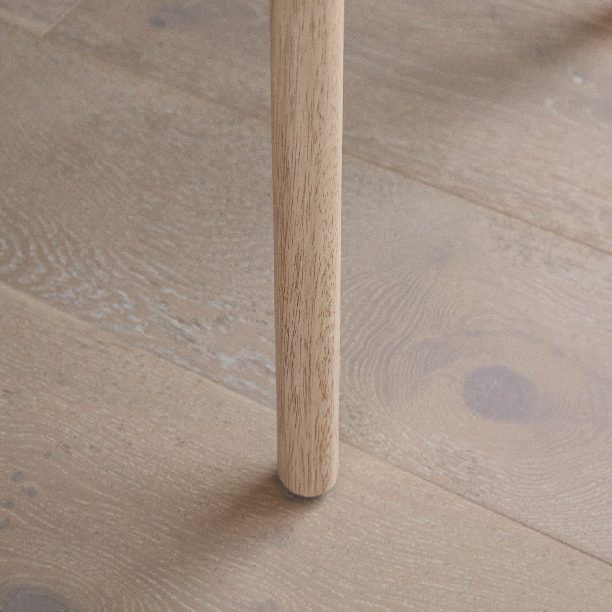 Bella Cloud Grey Dining Chairs - Set of 2 - Whitewash Oak Legs - Image 6